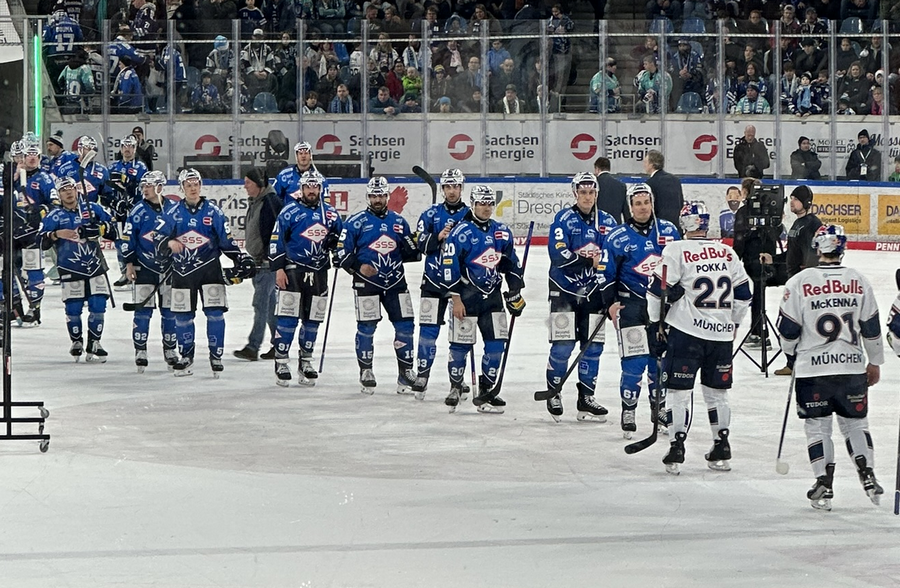 PENNY DEL / 33. Spieltag / Dresdner Eislöwen - EHC Red Bull München
