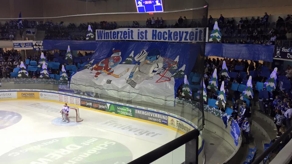 DEL2 / 29.Spieltag / Dresdner Eislöwen - Ravensburg Towerstars