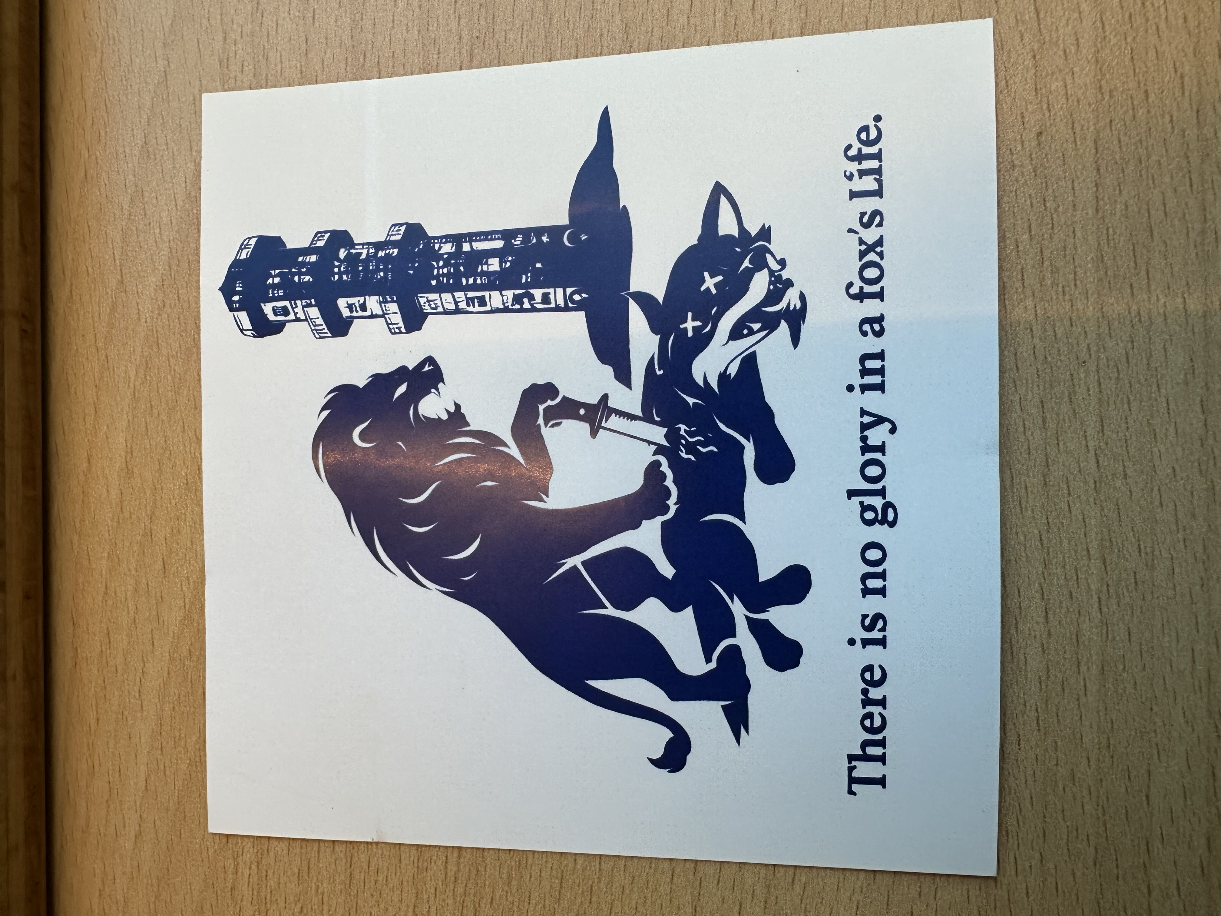 Einzelsticker „No Glory“
