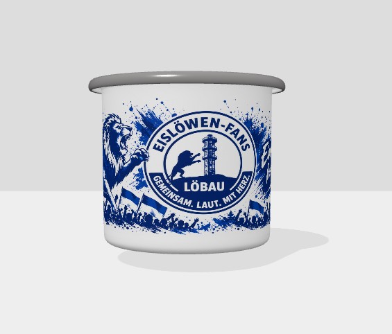 Emaille-Tasse